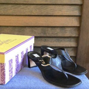 Vintage Brighton Tawny Black Madras Sandal